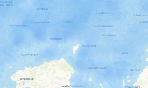 Regenradar Vorschaubild - Aktuelle Niederschläge in Kolmschneidbach und Umgebung