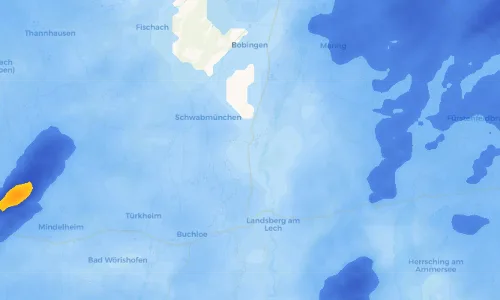 Regenradar Vorschaubild - Aktuelle Niederschläge in Kolonie Obermeitingen und Umgebung