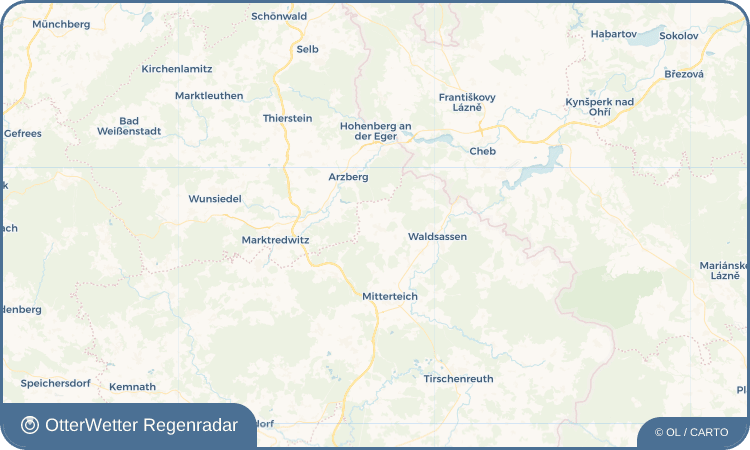 OtterWetter Regenradar-Widget Konnersreuth