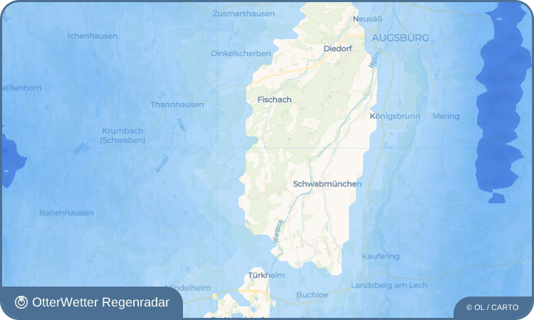 OtterWetter Regenradar-Widget Konradshofen
