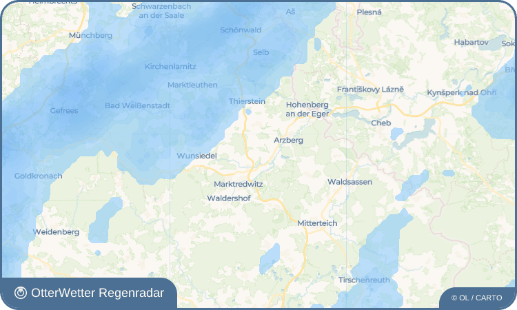 OtterWetter Regenradar-Widget Korbersdorf