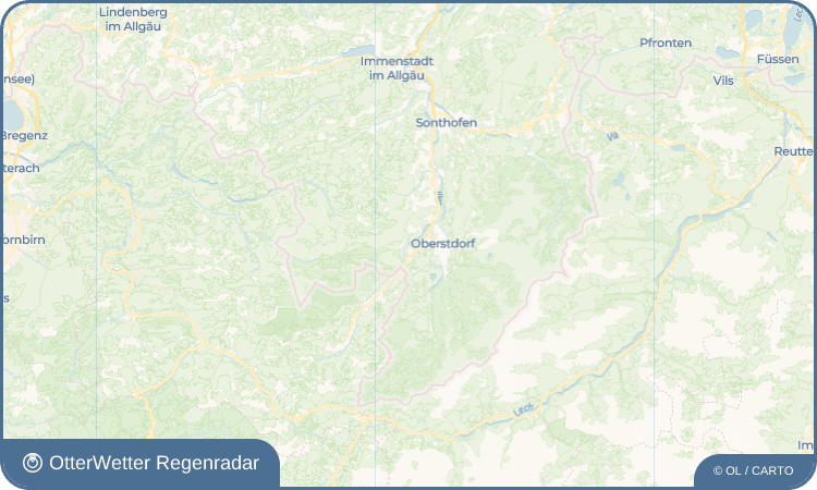 OtterWetter Regenradar-Widget Kornau