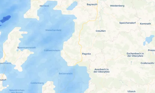 Regenradar Vorschaubild - Aktuelle Niederschläge in Kosbrunn und Umgebung