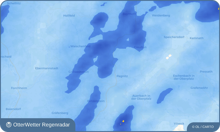 Widget-Vorschau für Kosbrunn Wetter-Widget-Vorschau mit Vorhersagedaten für Kosbrunn