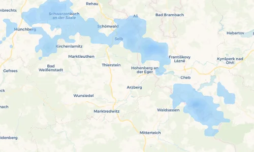 Regenradar Vorschaubild - Aktuelle Niederschläge in Kothigenbibersbach und Umgebung