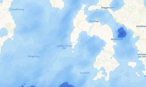 Regenradar Vorschaubild - Aktuelle Niederschläge in Kothingeichendorf und Umgebung