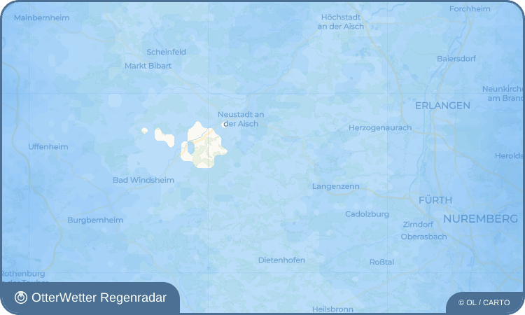 OtterWetter Regenradar-Widget Kotzenaurach
