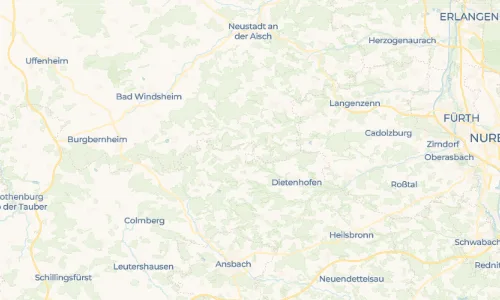 Regenradar Vorschaubild - Aktuelle Niederschläge in Kräft und Umgebung
