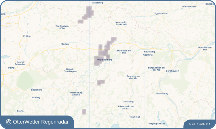 Widget-Vorschau für Kraiburg am Inn Wetter-Widget-Vorschau mit Vorhersagedaten für Kraiburg am Inn