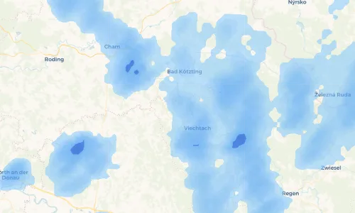 Regenradar Vorschaubild - Aktuelle Niederschläge in Krailing und Umgebung