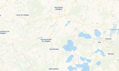 Regenradar Vorschaubild - Aktuelle Niederschläge in Kranzegg und Umgebung