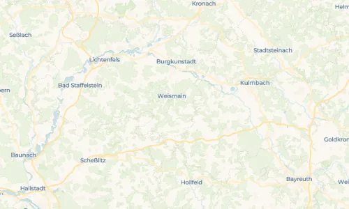 Regenradar Vorschaubild - Aktuelle Niederschläge in Krassach und Umgebung