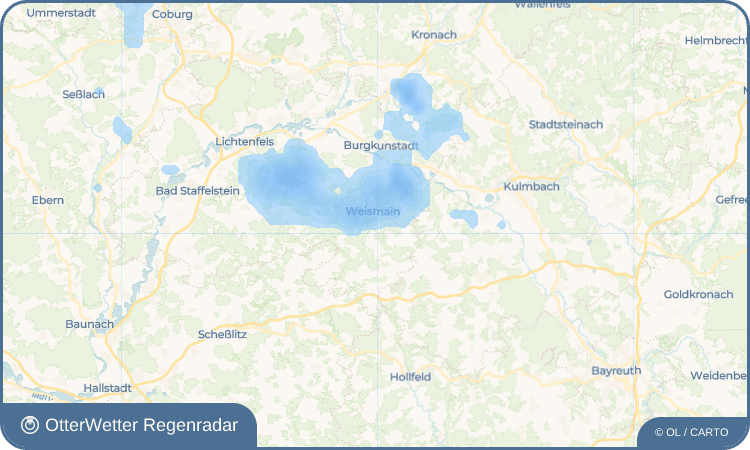 OtterWetter Regenradar-Widget Krassach