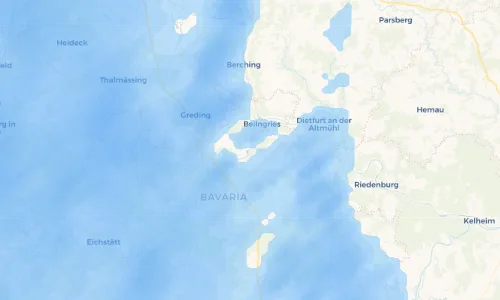 Regenradar Vorschaubild - Aktuelle Niederschläge in Kratzmühle und Umgebung
