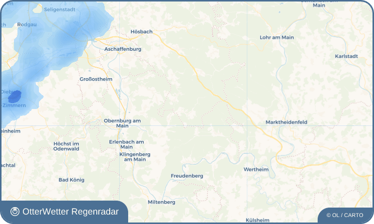 OtterWetter Regenradar-Widget Krausenbach