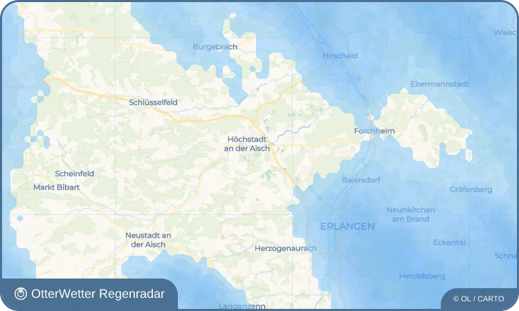 Widget-Vorschau für Krausenbechhofen Wetter-Widget-Vorschau mit Vorhersagedaten für Krausenbechhofen