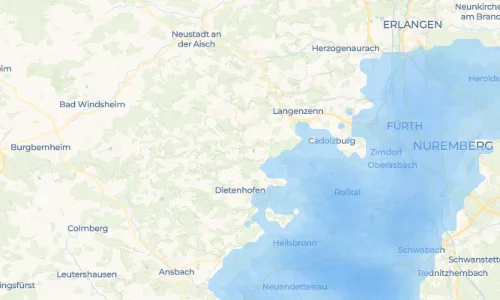 Regenradar Vorschaubild - Aktuelle Niederschläge in Kreben und Umgebung