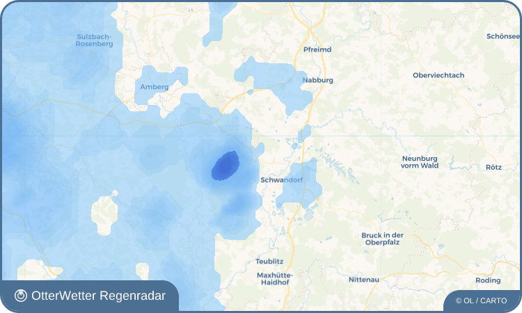 Wetter-Widget-Vorschau mit Vorhersagedaten für Kreith