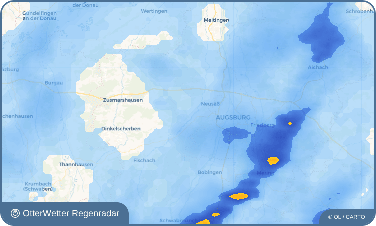 OtterWetter Regenradar-Widget Kreppen