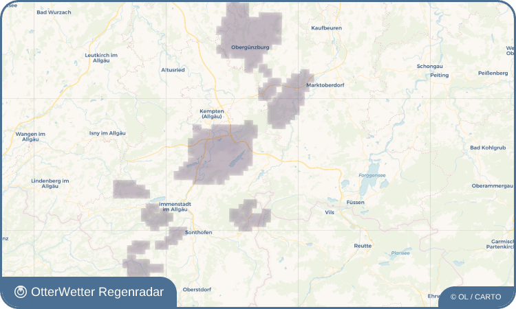 Wetter-Widget-Vorschau mit Vorhersagedaten für Kressen