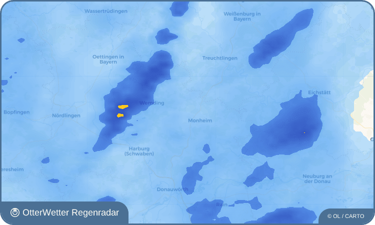 Wetter-Widget-Vorschau mit Vorhersagedaten für Kreut