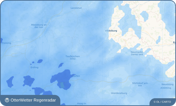 OtterWetter Regenradar-Widget Kreuz