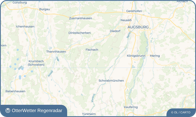 OtterWetter Regenradar-Widget Kreuzanger