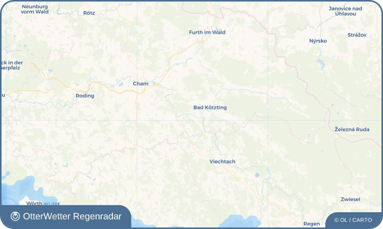 Wetter-Widget-Vorschau mit Vorhersagedaten für Kreuzbach