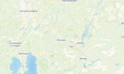 Regenradar Vorschaubild - Aktuelle Niederschläge in Kreuzegg und Umgebung