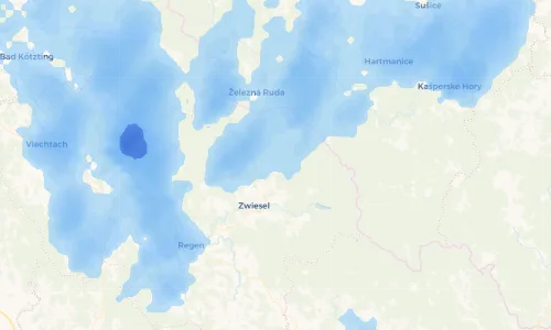 Regenradar Vorschaubild - Aktuelle Niederschläge in Kreuzstraßl und Umgebung