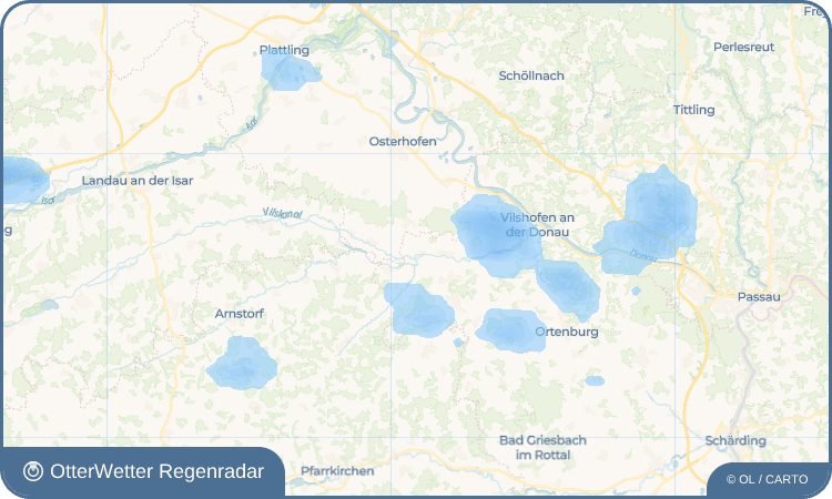 OtterWetter Regenradar-Widget Kriestorf