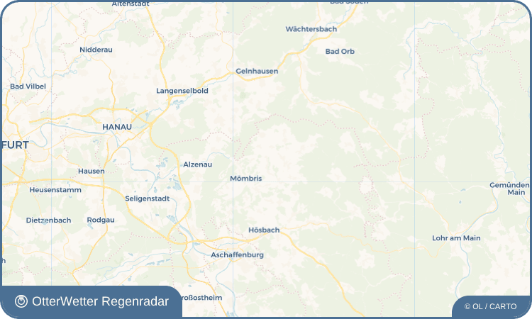 OtterWetter Regenradar-Widget Krombach