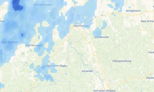 Regenradar Vorschaubild - Aktuelle Niederschläge in Kronburg und Umgebung