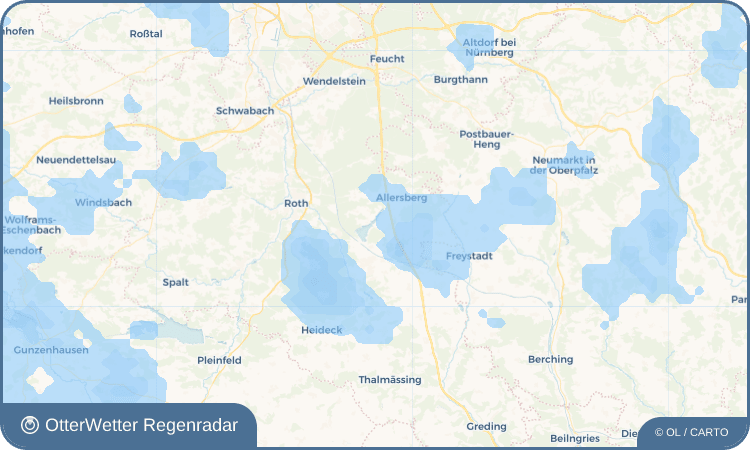 OtterWetter Regenradar-Widget Kronmühle