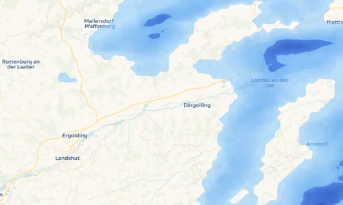 Regenradar Vorschaubild - Aktuelle Niederschläge in Kronwieden und Umgebung