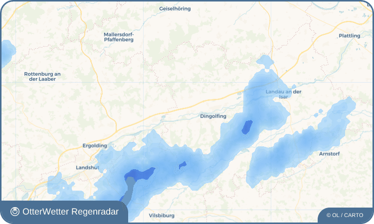 OtterWetter Regenradar-Widget Kronwieden