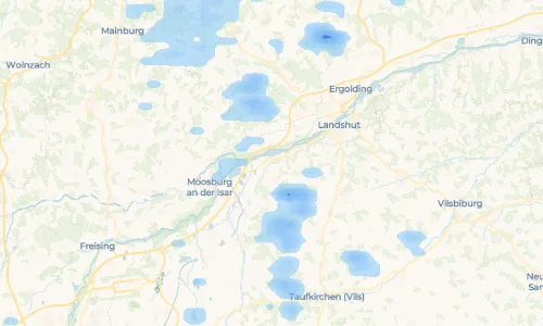 Regenradar Vorschaubild - Aktuelle Niederschläge in Kronwinkl und Umgebung