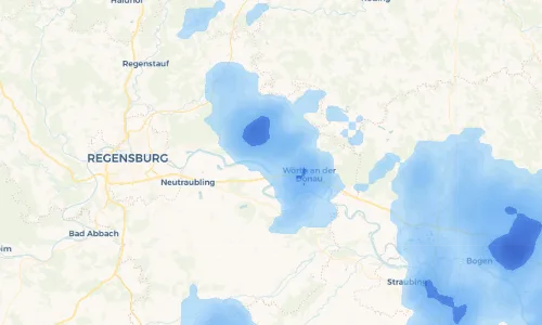 Regenradar Vorschaubild - Aktuelle Niederschläge in Kruckenberg und Umgebung