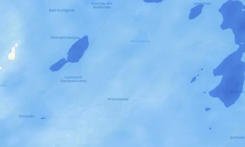 Regenradar Vorschaubild - Aktuelle Niederschläge in Krün und Umgebung