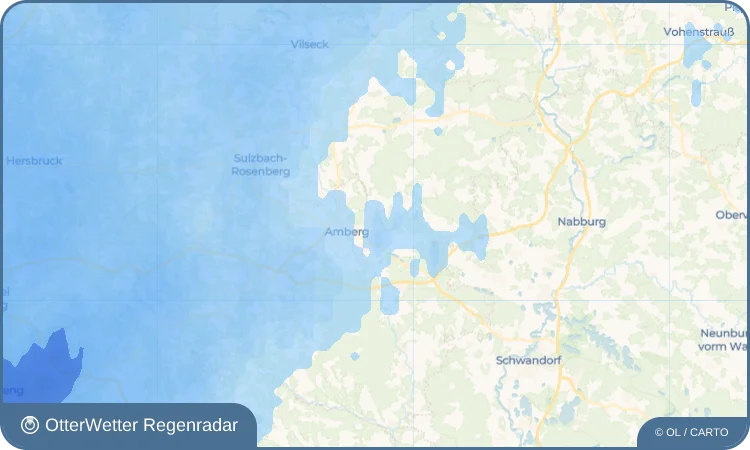 Wetter-Widget-Vorschau mit Vorhersagedaten für Krumbach