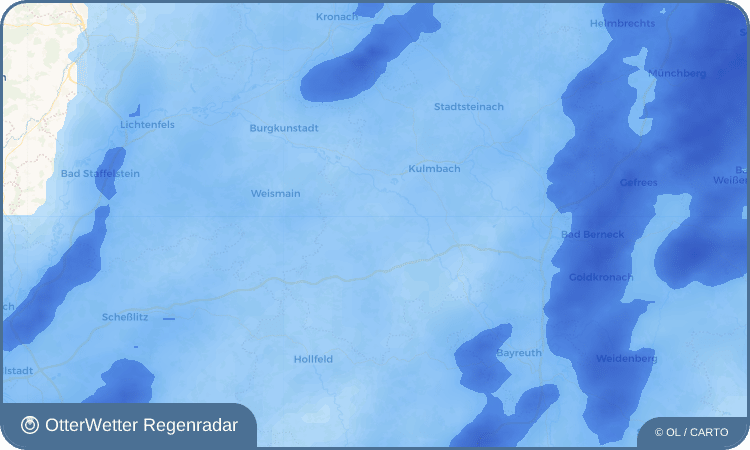 OtterWetter Regenradar-Widget Krumme Fohre