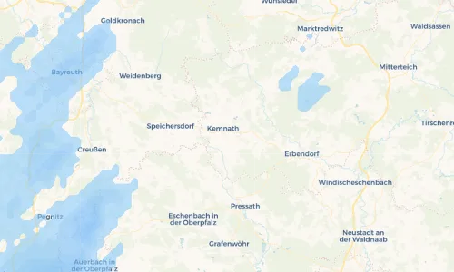 Regenradar Vorschaubild - Aktuelle Niederschläge in Kuchenreuth und Umgebung