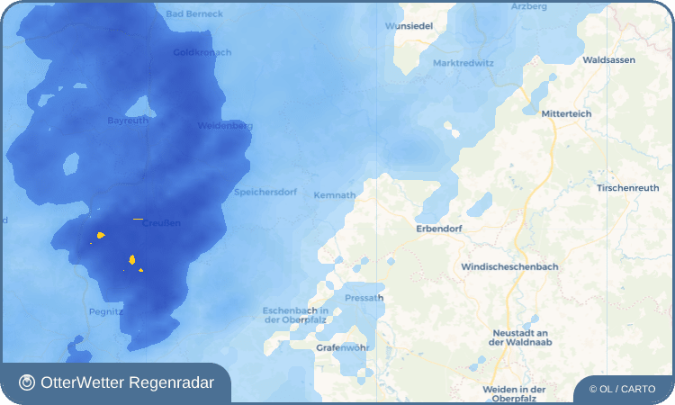 OtterWetter Regenradar-Widget Kuchenreuth