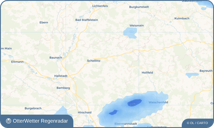 OtterWetter Regenradar-Widget Kübelstein