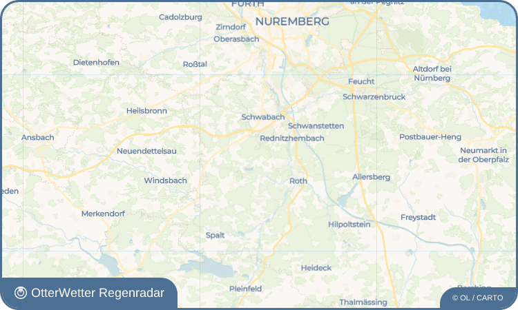 OtterWetter Regenradar-Widget Kühedorf