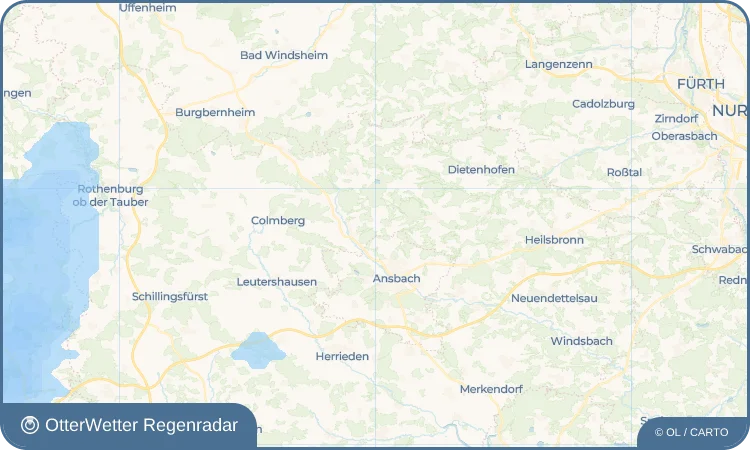 Wetter-Widget-Vorschau mit Vorhersagedaten für Kühndorf