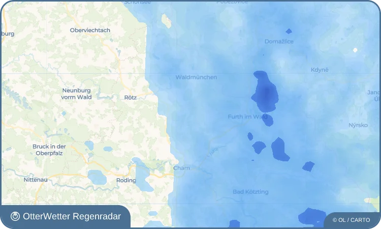 Wetter-Widget-Vorschau mit Vorhersagedaten für Kühnried