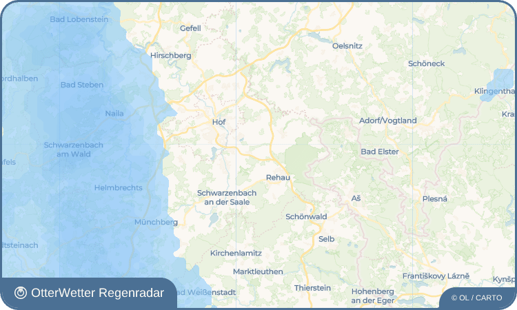 OtterWetter Regenradar-Widget Kühschwitz