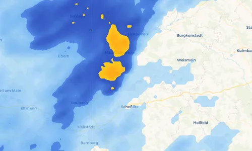 Regenradar Vorschaubild - Aktuelle Niederschläge in Kümmel und Umgebung