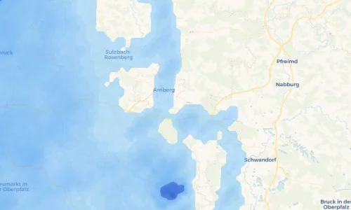 Regenradar Vorschaubild - Aktuelle Niederschläge in Kümmersbruck und Umgebung